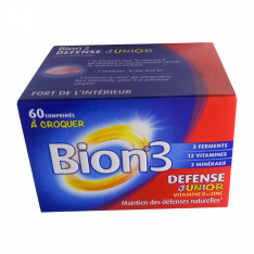 Бион 3 Кидс Кид (в Европе Bion 3 Defense Junior) с 4х лет! табл. для жевания №30